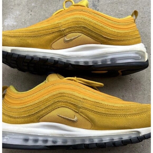 Vintage Nike Air Max 97 QS Olympic Rings Yellow Men’s Size 10 Shoes Sneakers - Picture 3 of 16